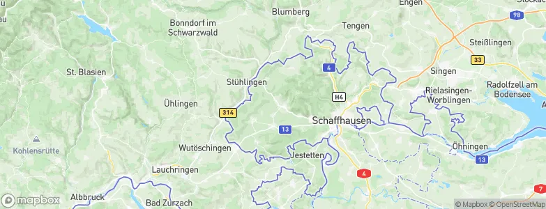 Gächlingen, Switzerland Map