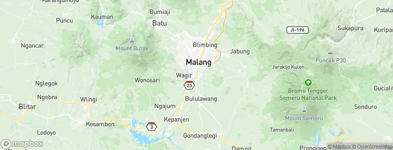 Gadang, Indonesia Map