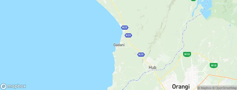 Gadani, Pakistan Map