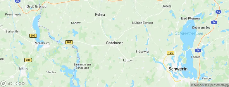 Gadebusch, Germany Map