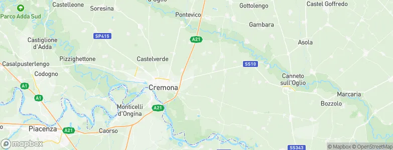 Gadesco-Pieve Delmona, Italy Map