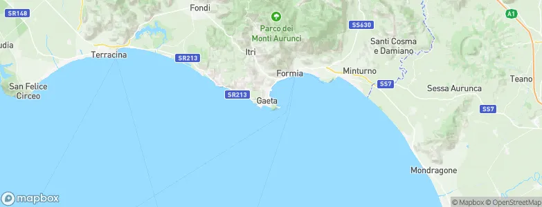 Gaeta, Italy Map