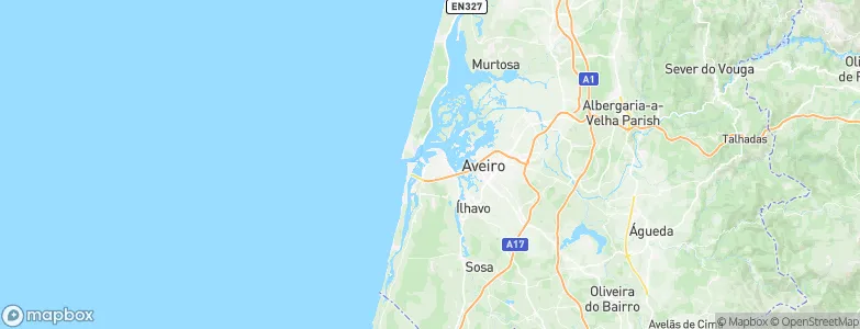 Gafanha da Nazaré, Portugal Map
