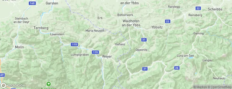 Gaflenz, Austria Map