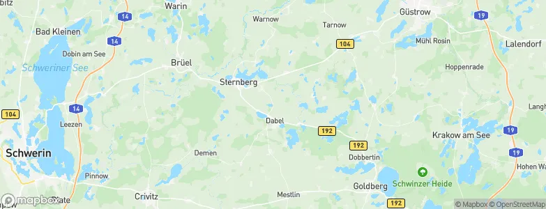 Gägelow, Germany Map