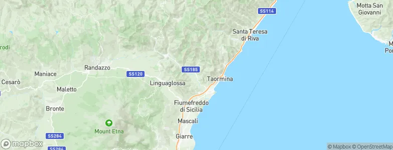 Gaggi, Italy Map