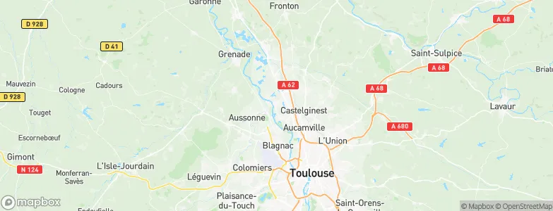 Gagnac-sur-Garonne, France Map
