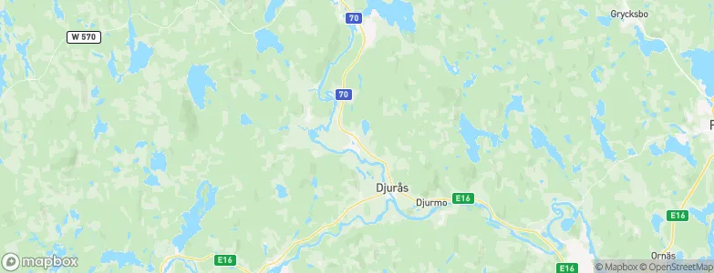 Gagnef, Sweden Map