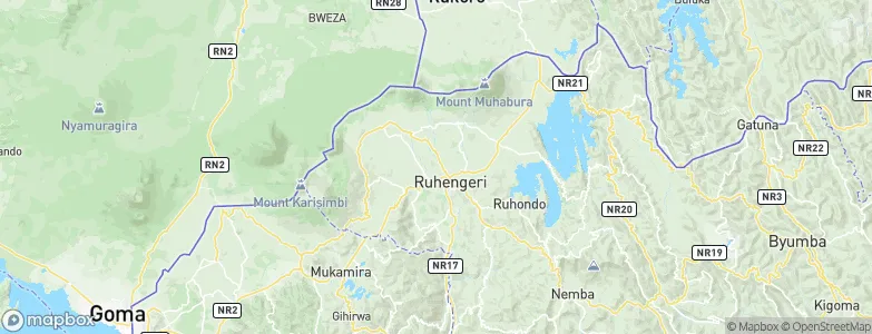 Gahondogo, Rwanda Map