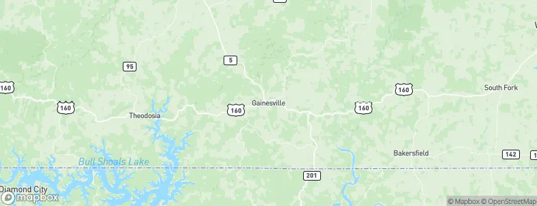 Gainesville, United States Map