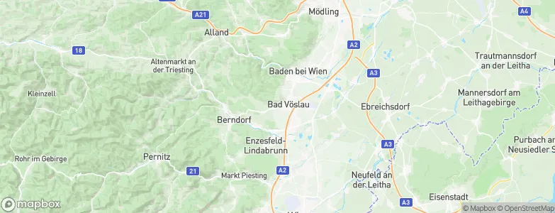 Gainfarn, Austria Map