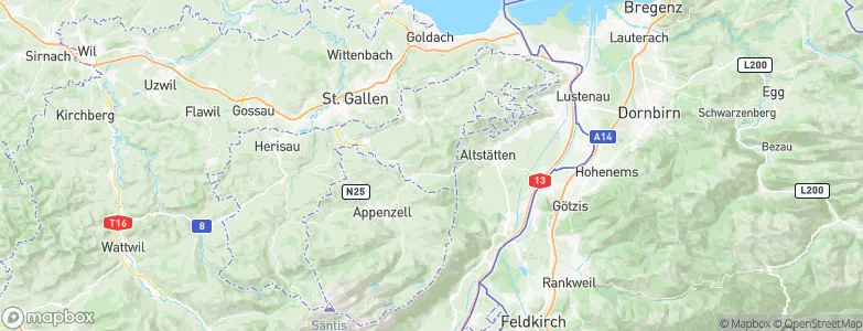 Gais, Switzerland Map