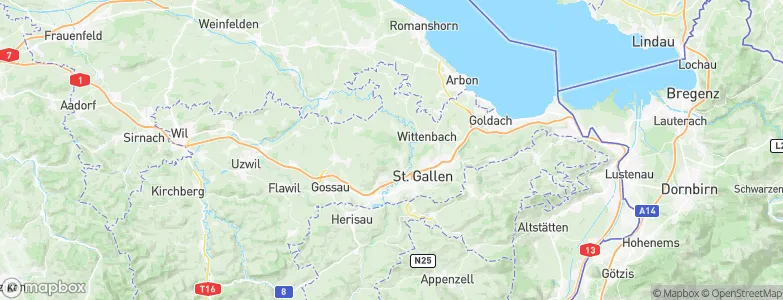 Gaiserwald, Switzerland Map