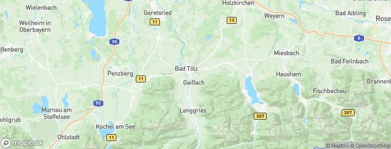 Gaißach, Germany Map