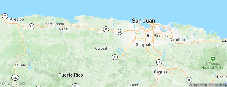 Galateo, Puerto Rico Map