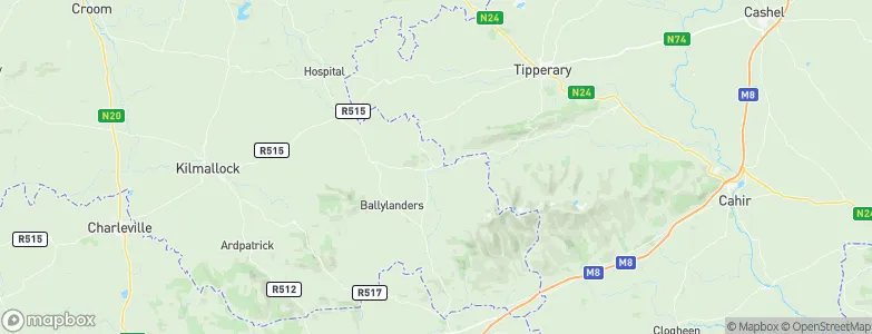 Galbally, Ireland Map