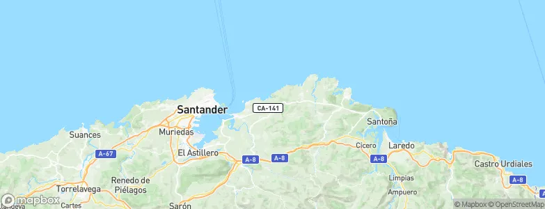 Galizano, Spain Map