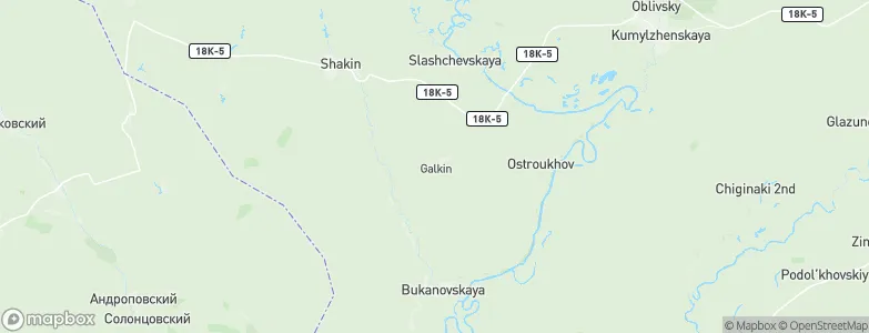Galkin, Russia Map