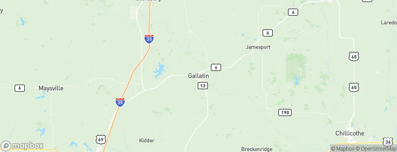 Gallatin, United States Map