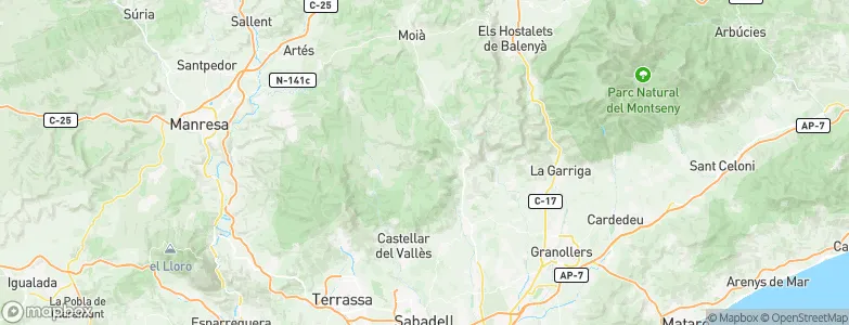 Gallifa, Spain Map