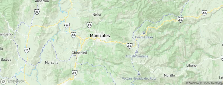 Gallinazo, Colombia Map