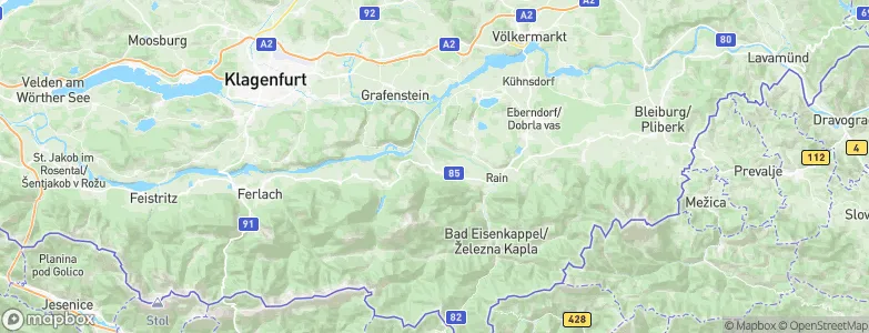 Gallizien, Austria Map