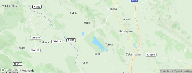 Gallocanta, Spain Map