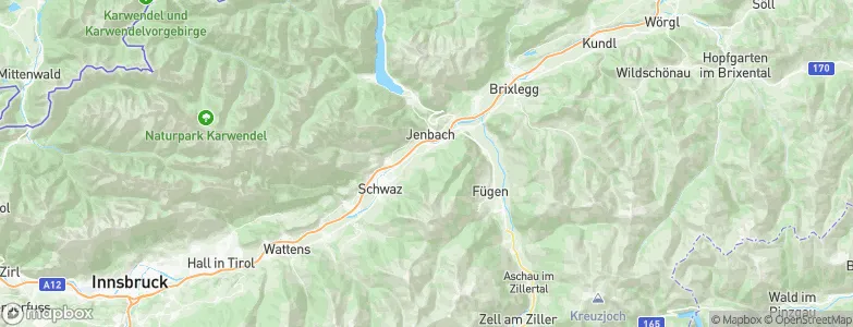 Gallzein, Austria Map