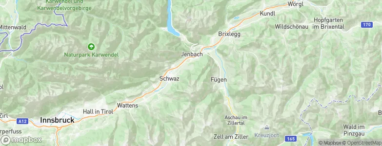 Gallzein, Austria Map