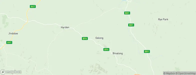 Galong, Australia Map