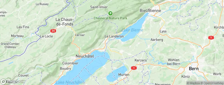 Gals, Switzerland Map