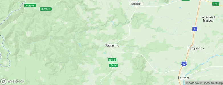 Galvarino, Chile Map