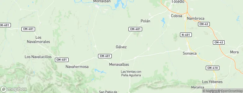 Gálvez, Spain Map