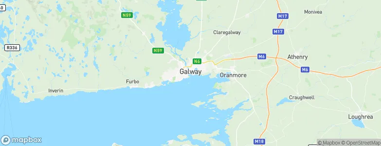 Galway, Ireland Map