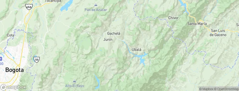 Gama, Colombia Map