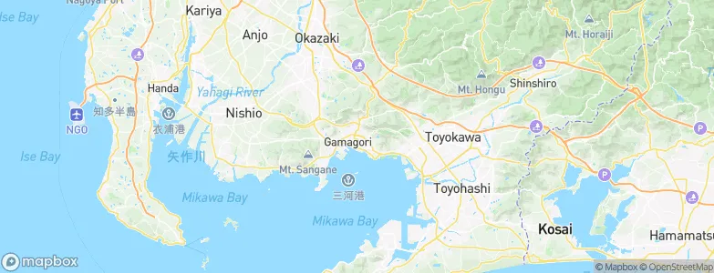 Gamagōri, Japan Map