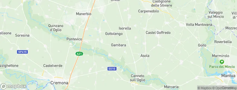 Gambara, Italy Map
