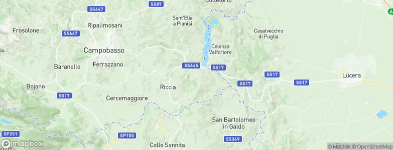 Gambatesa, Italy Map