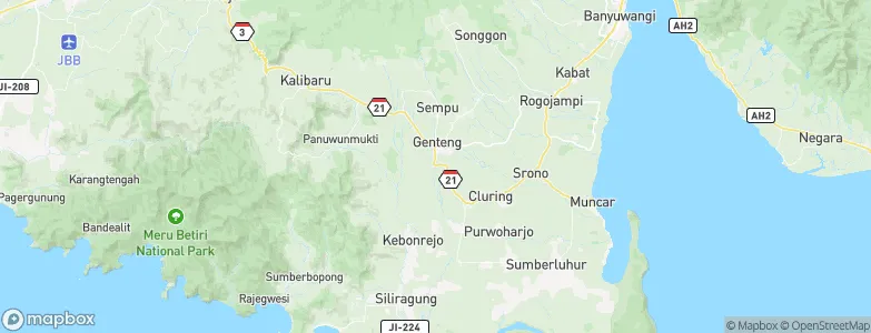 Gambiran Satu, Indonesia Map