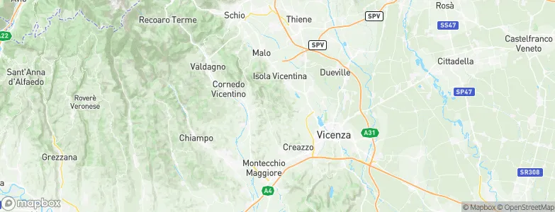Gambugliano, Italy Map