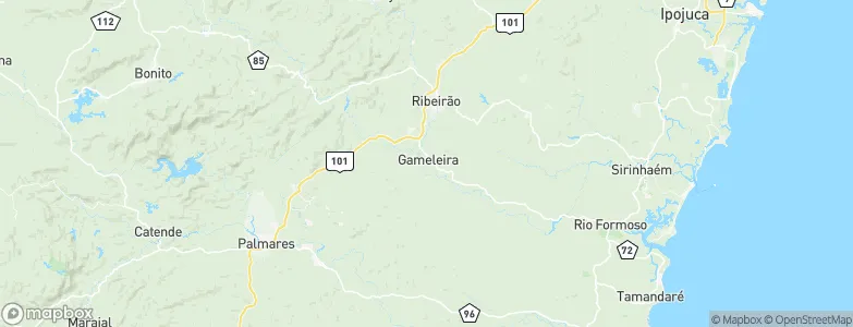 Gameleira, Brazil Map