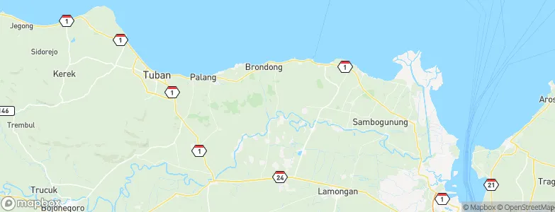 Gampang, Indonesia Map