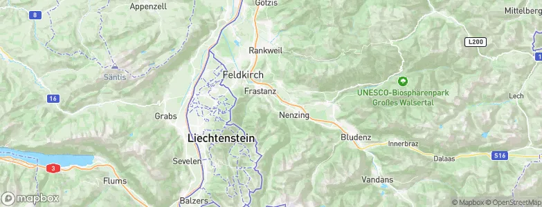Gampelün, Austria Map