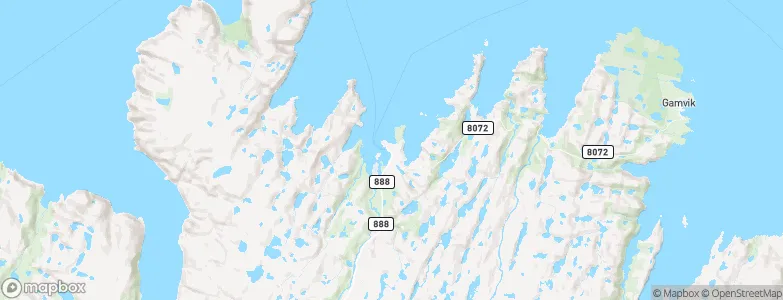 Gamvik, Norway Map