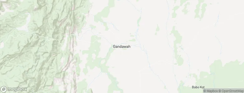 Gandava, Pakistan Map