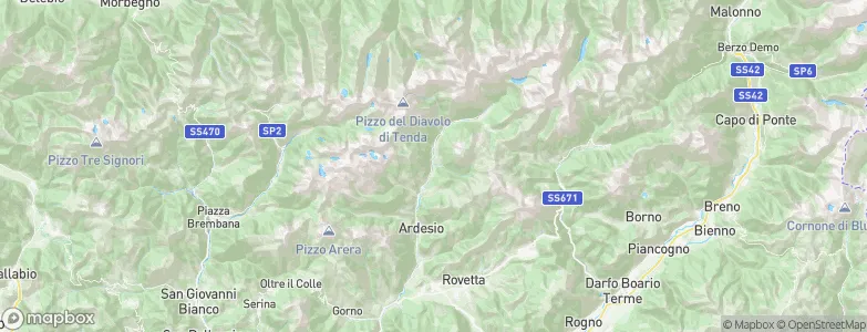 Gandellino, Italy Map