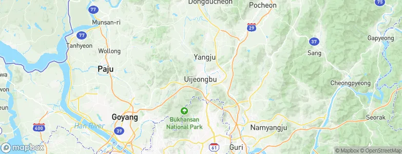 Ganeung i dong, South Korea Map