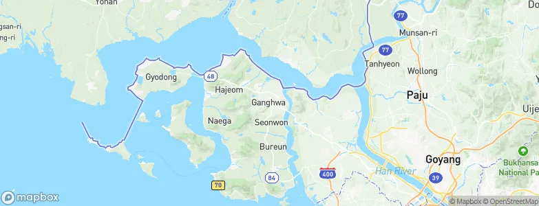 Ganghwa-gun, South Korea Map