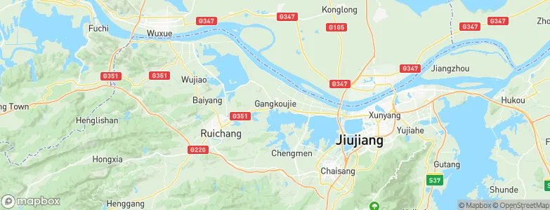 Gangkoujie, China Map