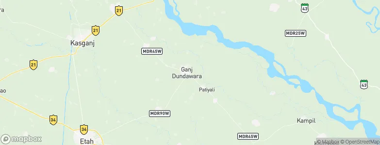 Ganj Dundwāra, India Map